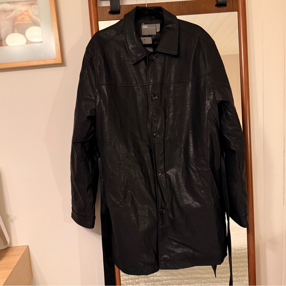 ASOS Black Faux Leather Jacket - NWT